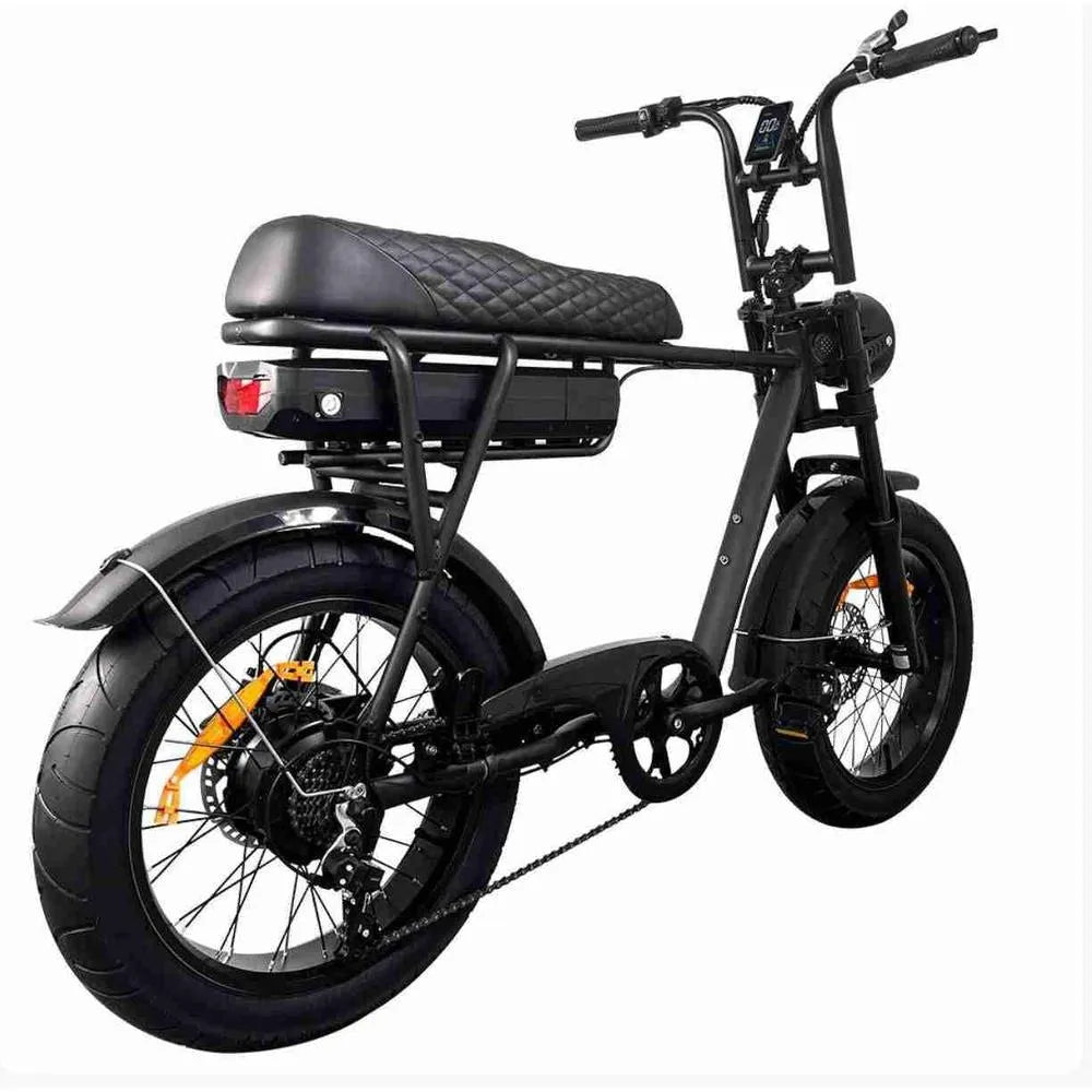 EB2 Fatbike melns + signalizācijas sistēma + bezmaksas montāža