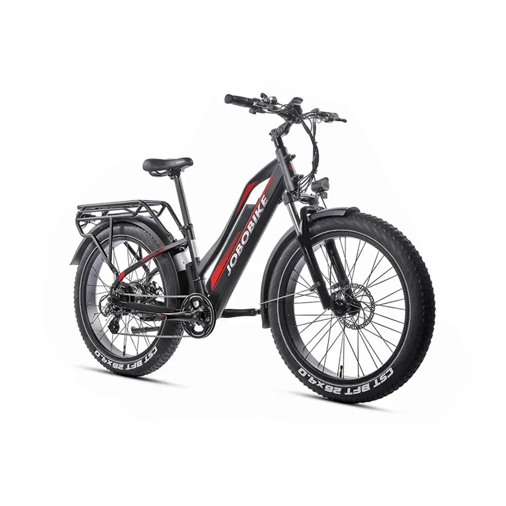 JOBOBIKE Robin ST - Melns/Sarkans