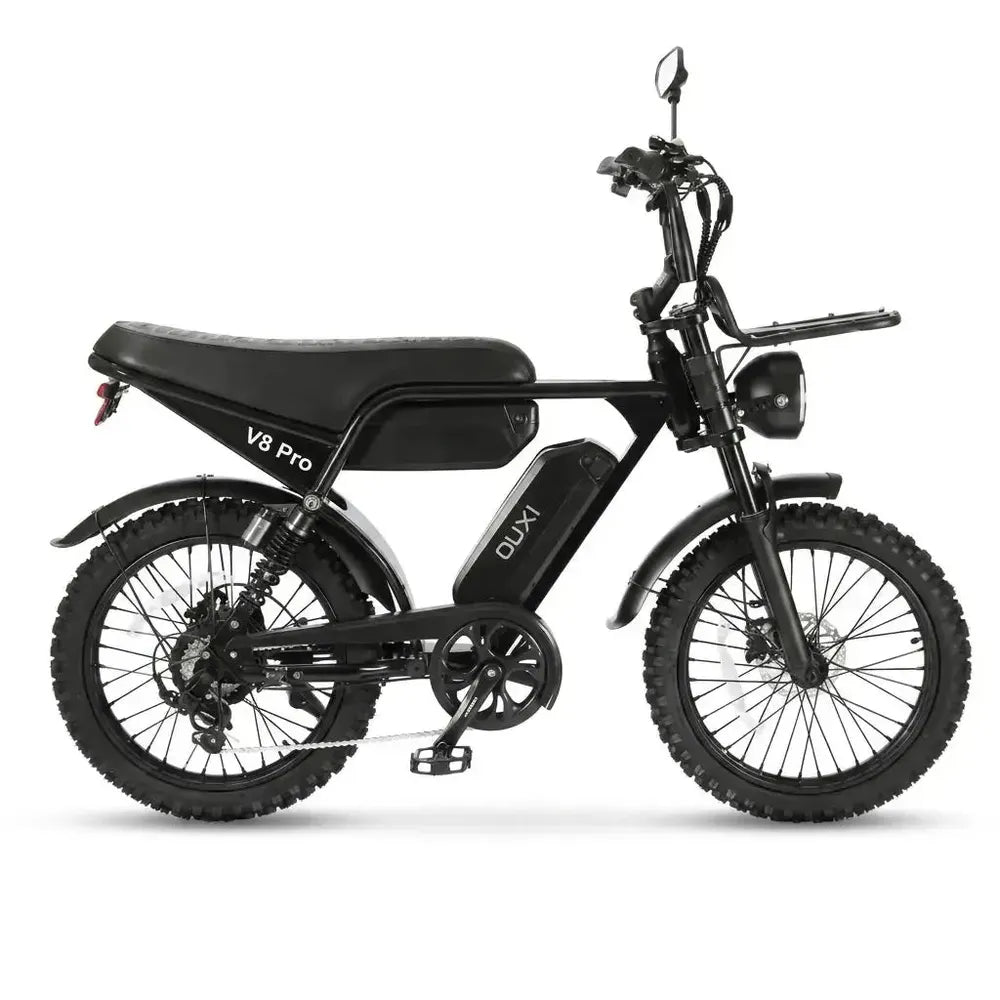OUXI V8 Pro Max - Plāns velosipēds - Melns