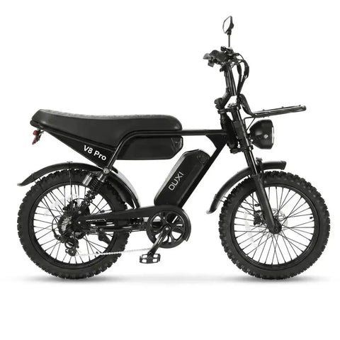 OUXI V8 Pro Max - Plāns velosipēds - Melns