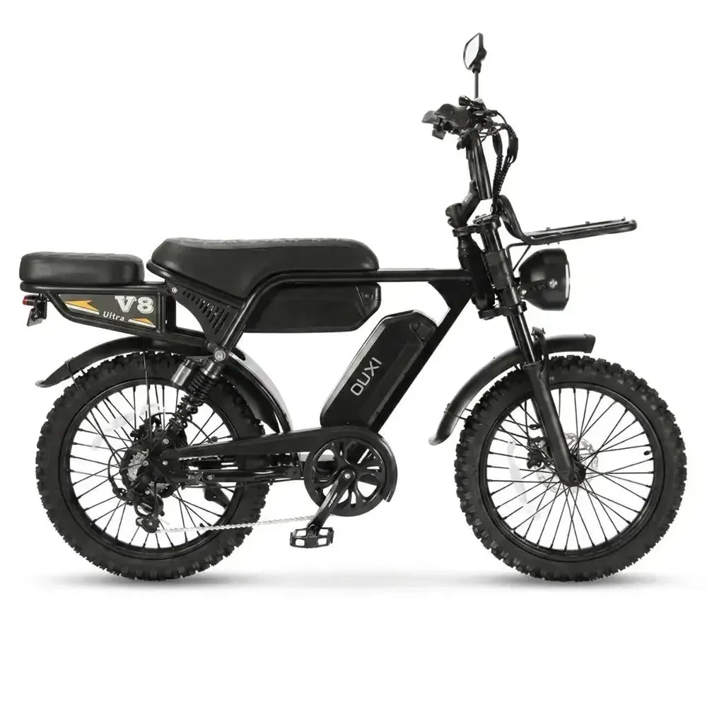Ouxi V8 Ultra Max - Plāns velosipēds - Melns