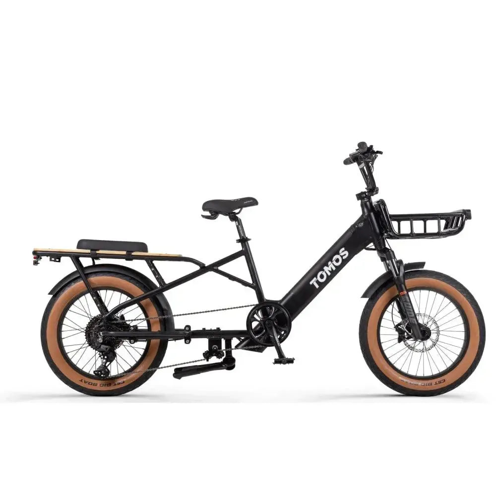 Tomos E-Cargo - Longtail - Melns