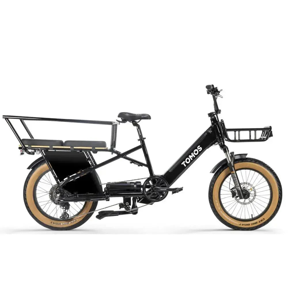 Tomos E-Cargo - Longtail - Melns